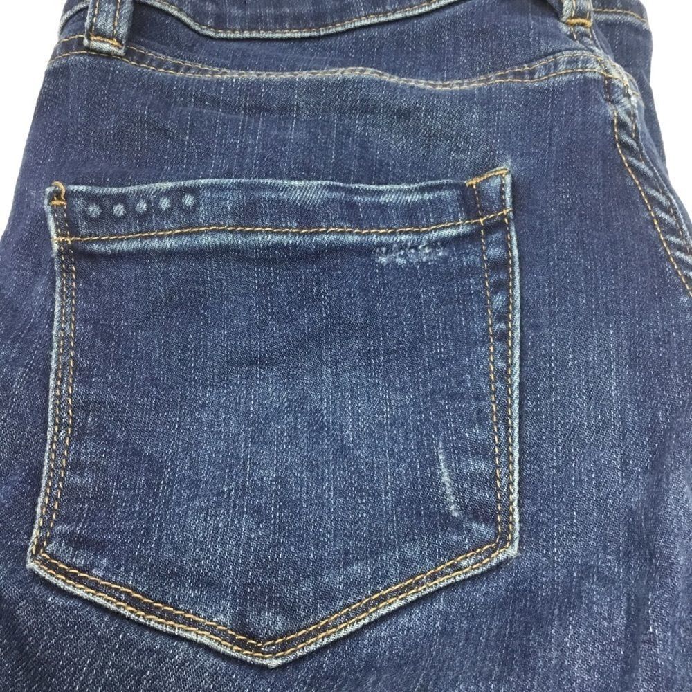 BlankNYC Ripped Mid Rise Skinny Ankle Jeans (E12) - Picture 3 of 5